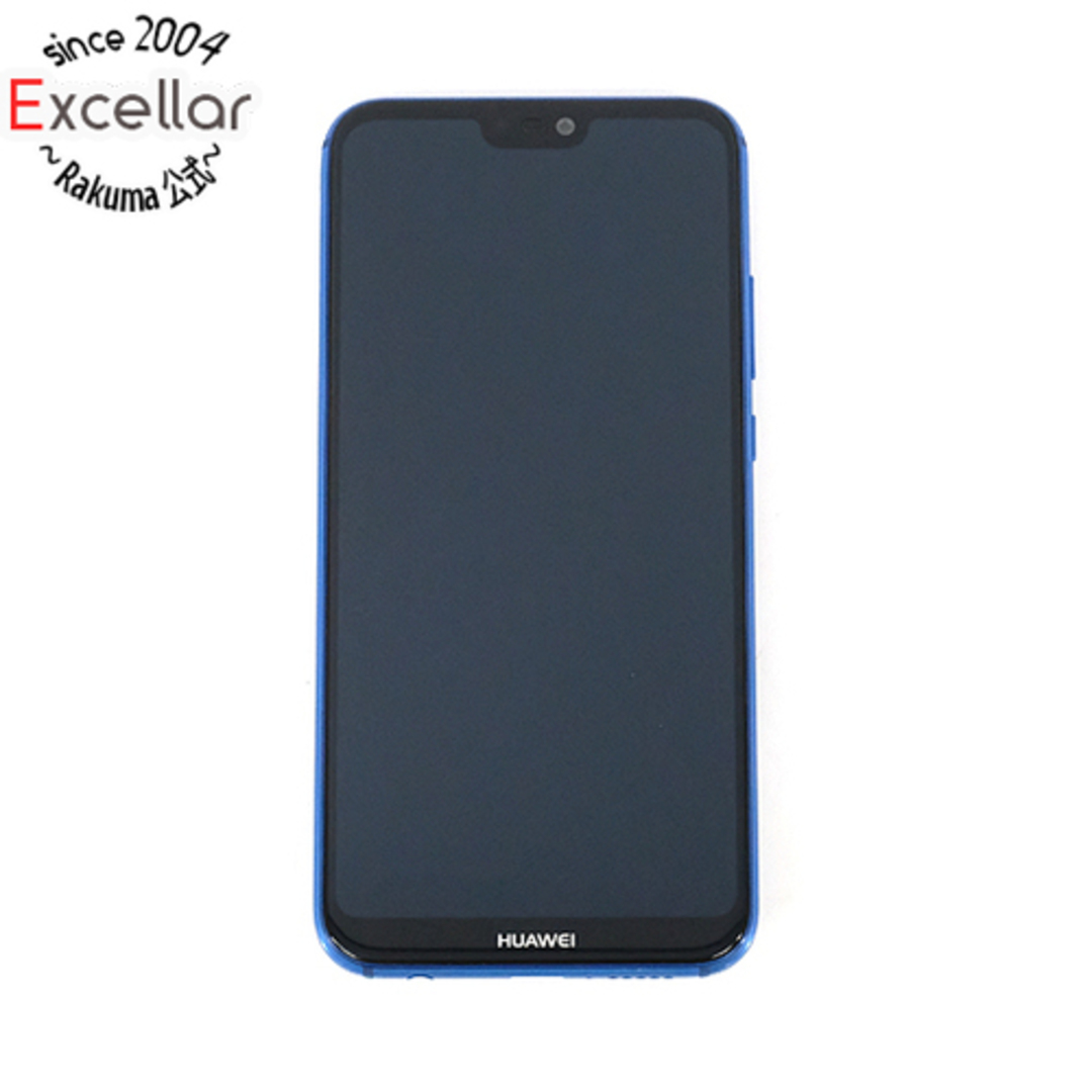 HUAWEIHuawei　HUAWEI P20 lite UQモバイル版 SIMフリー　ANE-LX2J-BL　クラインブルー　未使用