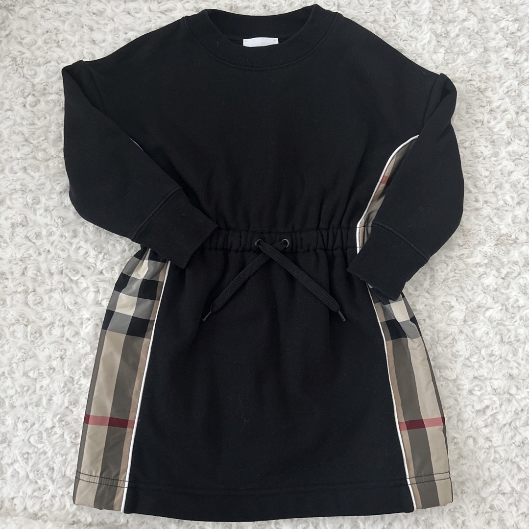 BURBERRY(バーバリー)のBurberry バーバリー コットン スウェット ワンピース SS23 キッズ/ベビー/マタニティのキッズ服女の子用(90cm~)(ワンピース)の商品写真