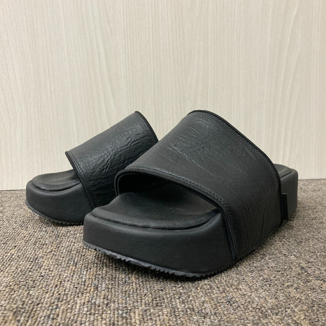 レザーソール26.5cm | Y-3 SLIDE Yohji adidas | BLACK