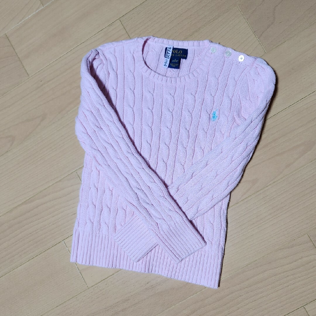 POLO RALPH LAUREN(ポロラルフローレン)のラルフローレン・セーター120cm キッズ/ベビー/マタニティのキッズ服女の子用(90cm~)(ニット)の商品写真