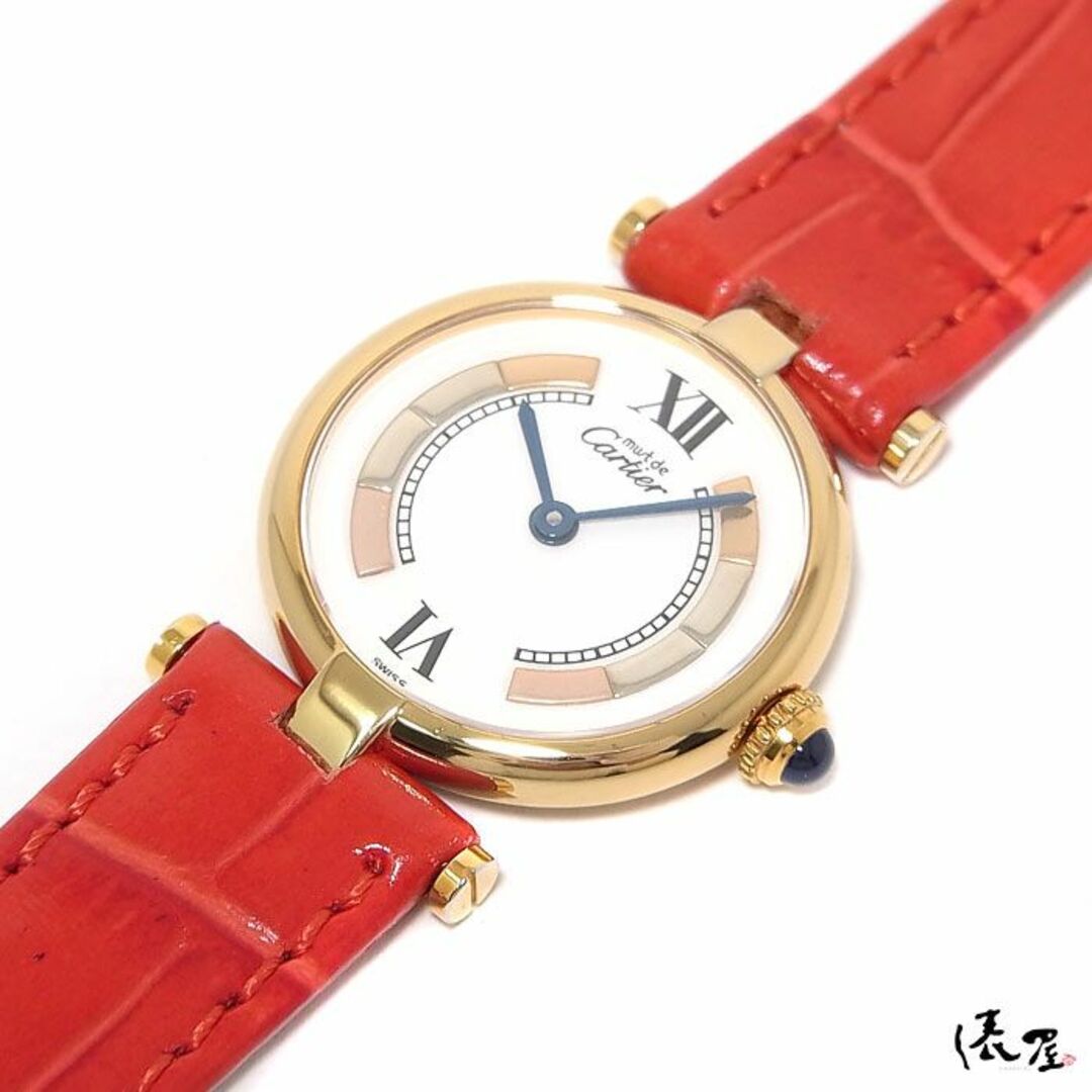 Cartier(カルティエ)の【極美品】カルティエ マストヴァンドーム SM トリニティ ヴィンテージ レディース Cartier 時計 腕時計 中古【送料無料】 レディースのファッション小物(腕時計)の商品写真