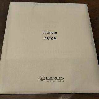 トヨタ(トヨタ)の新品　カレンダー　レクサス　LEXUS　卓上　2024(ノベルティグッズ)