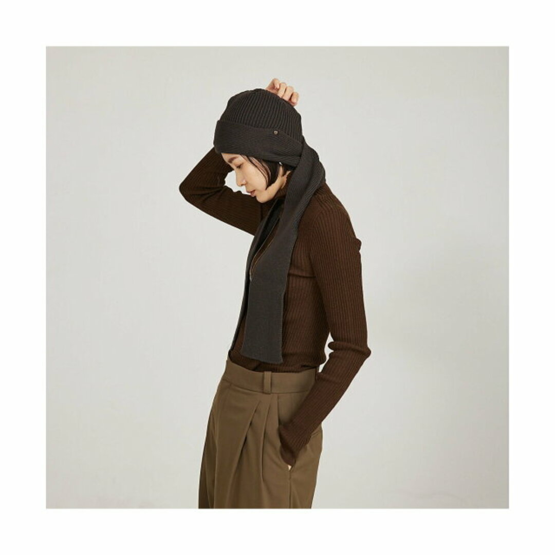 qualite(カリテ)の【ブラウン】【F】【La Maison de Lyllis】PASTOR ニットワッチ レディースの帽子(ハット)の商品写真