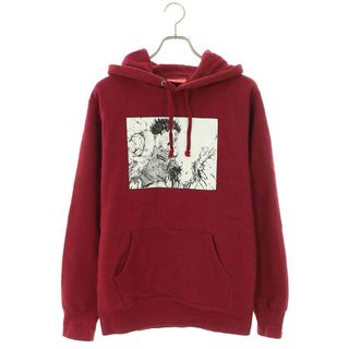 シュプリーム  17AW  Patches Hooded Sweatshirt アキラパッチワークプルオーバーパーカー メンズ L