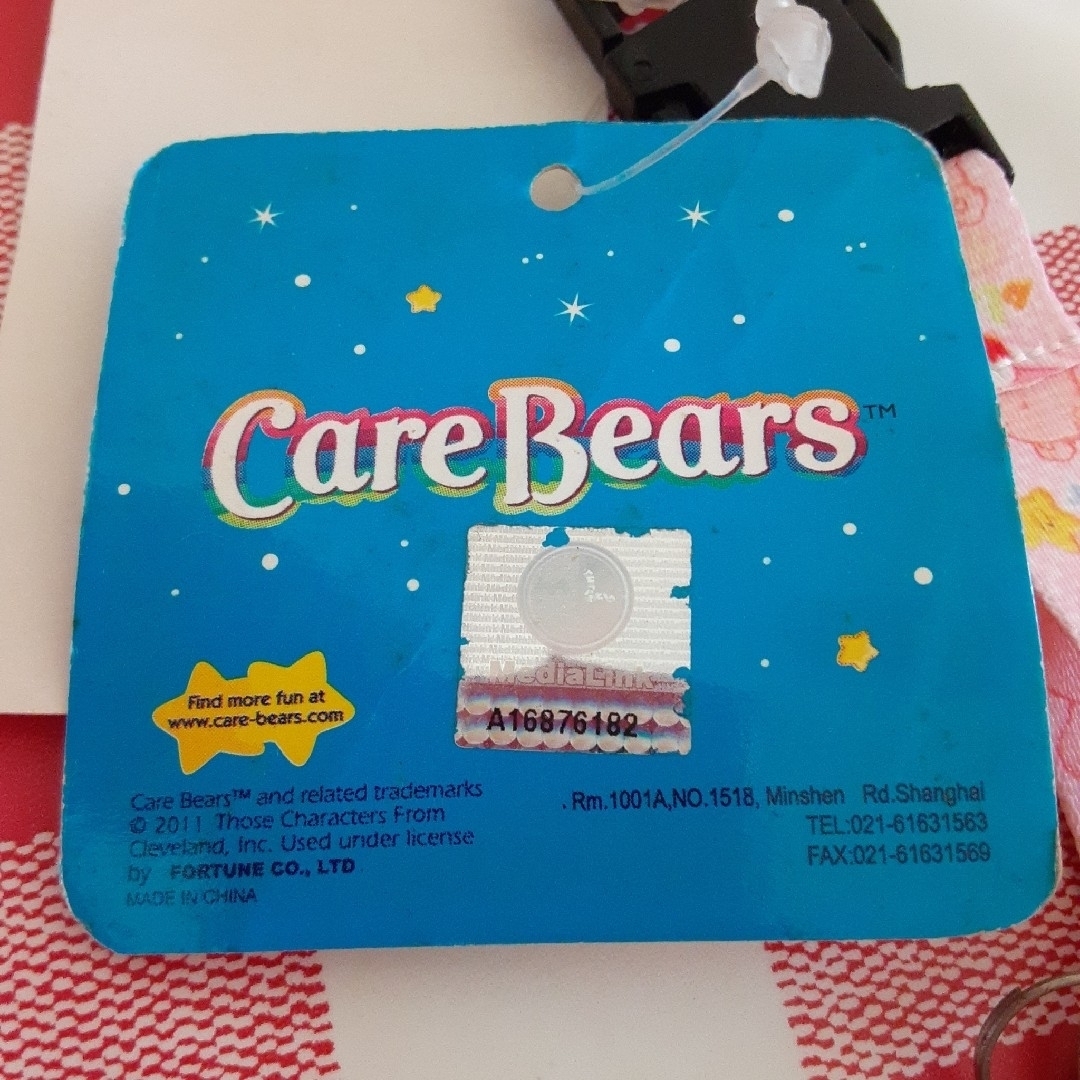 CareBears(ケアベア)のケアベア　ネックストラップ エンタメ/ホビーのおもちゃ/ぬいぐるみ(キャラクターグッズ)の商品写真