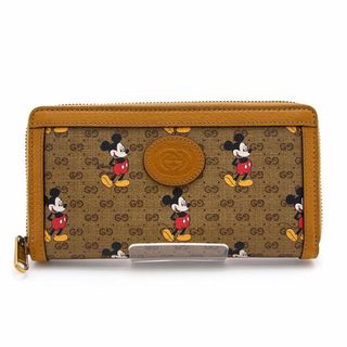 グッチ　 Disney　コラボ ディズニー 折財布 ウォレット レザー