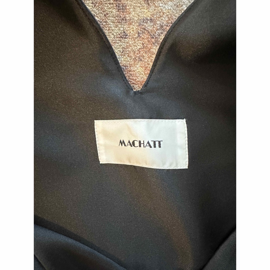 MACHATT マチャット サテンツイルミニドレス ワンピースの通販 by さき MACHATT マチャット サテンツイルミニドレス ワンピースの通販 by さき