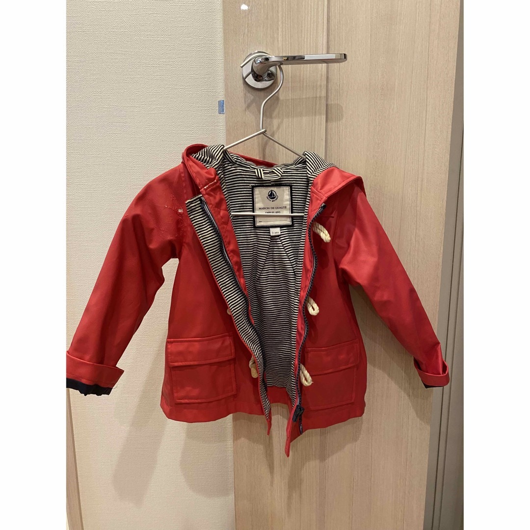 PETIT BATEAU(プチバトー)のプチバトー　コート　3ans  キッズ/ベビー/マタニティのキッズ服女の子用(90cm~)(コート)の商品写真