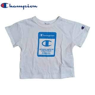 チャンピオン(Champion)のキッズ CHAMPION ロゴ プリント 半袖Tシャツ(Tシャツ/カットソー)