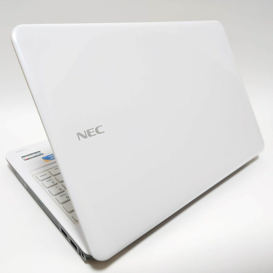 美品・キレイな白・新品8GB・新品SSD256・安心のNEC【ノートパソコン】