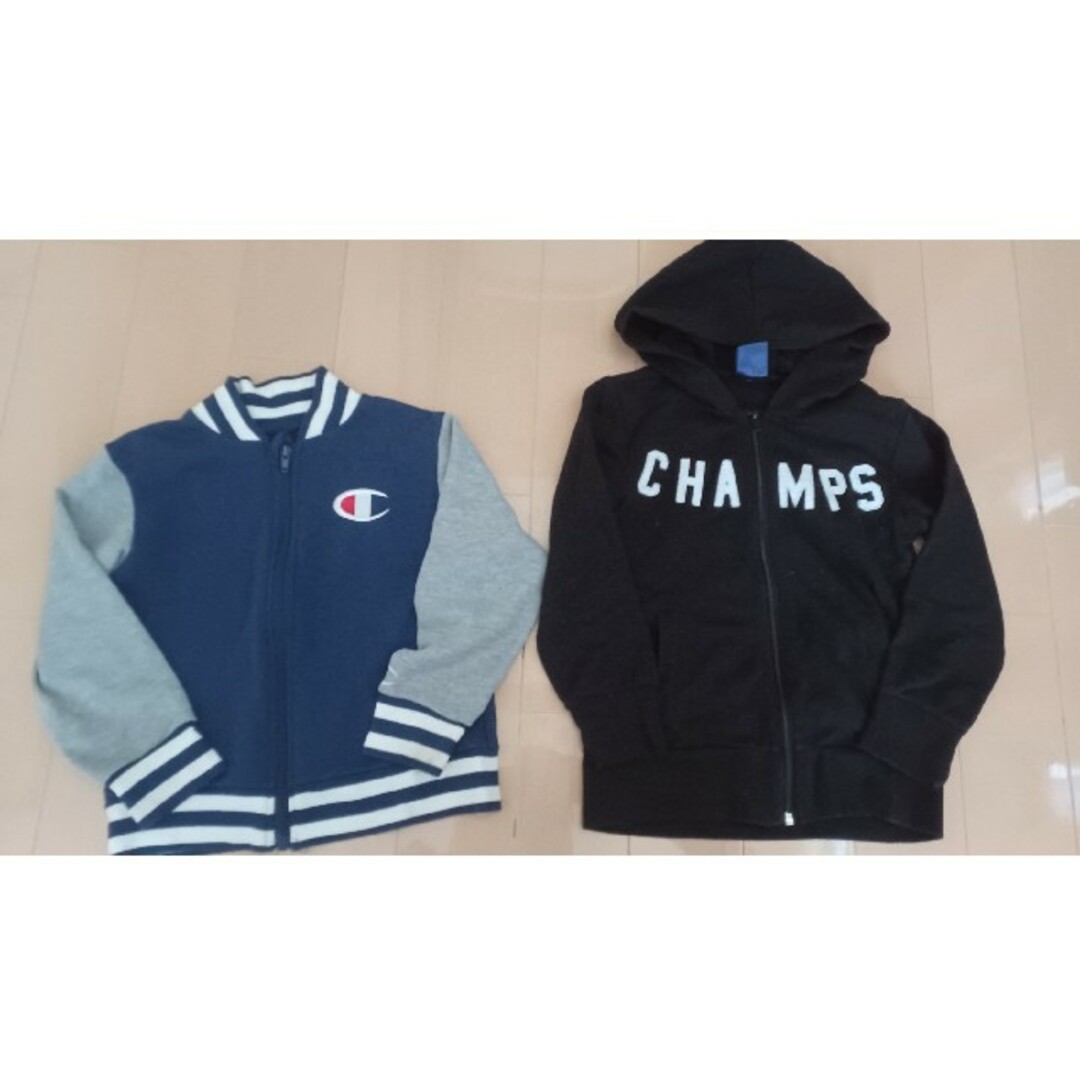 Champion(チャンピオン)のチャンピオン　キッズトップス　２着セット キッズ/ベビー/マタニティのキッズ服男の子用(90cm~)(ジャケット/上着)の商品写真