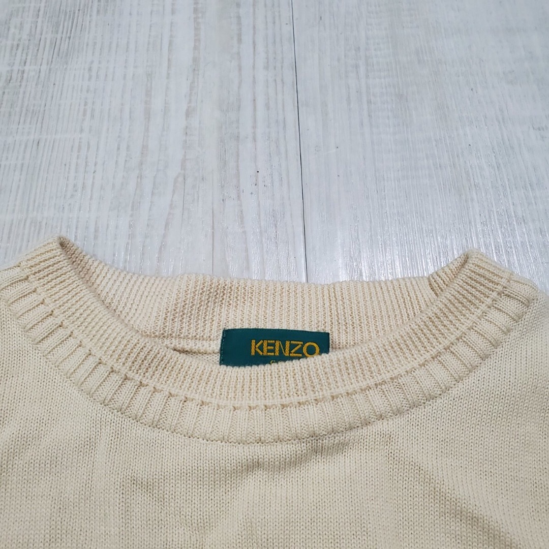 KENZO - KENZO GOLF ニット セーター 刺繍 小杉産業 アイボリー サイズ 