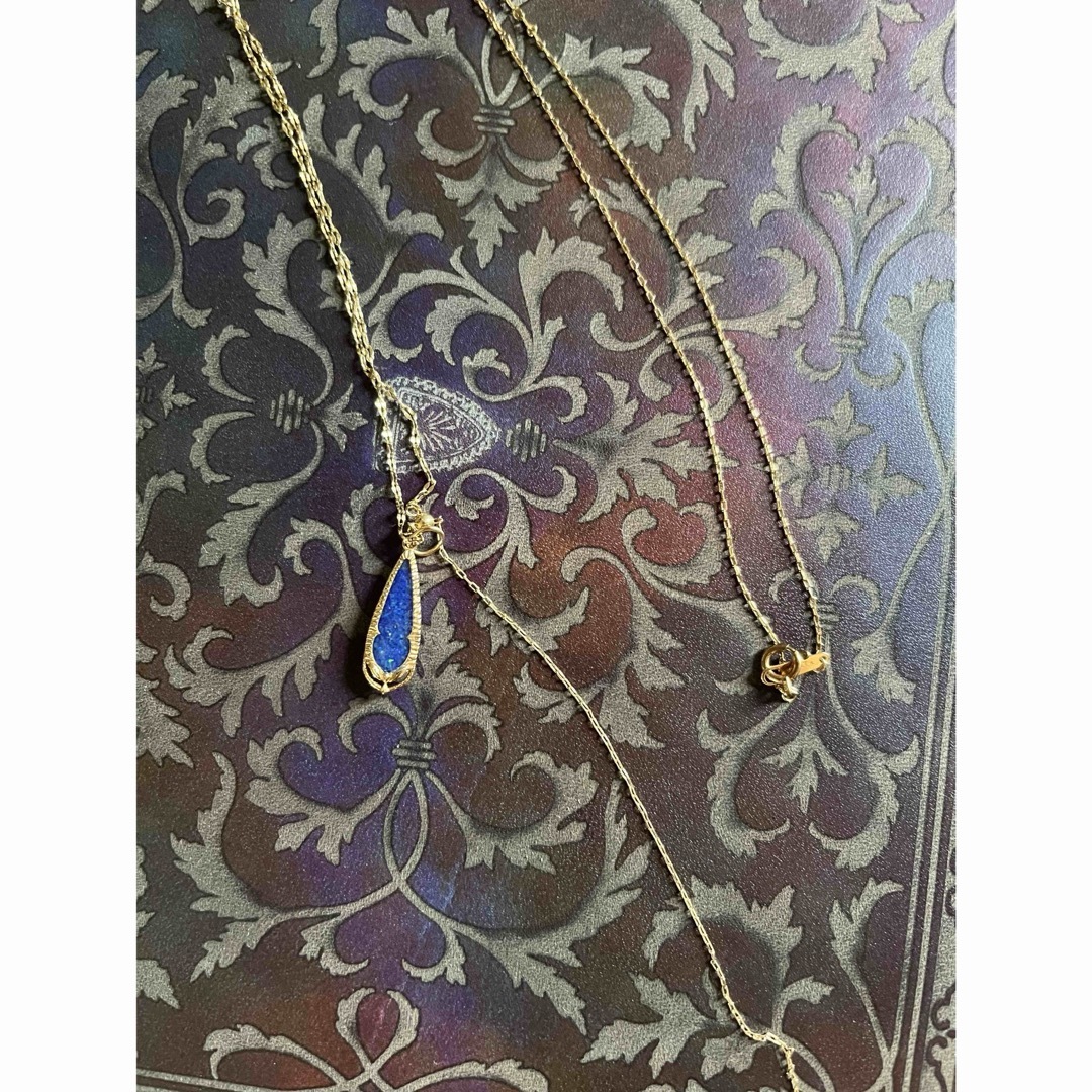 agete - 美品 人気 アガット agate K10 ロングネックレス agete - 美品 人気 アガット agate K10 ロングネックレス