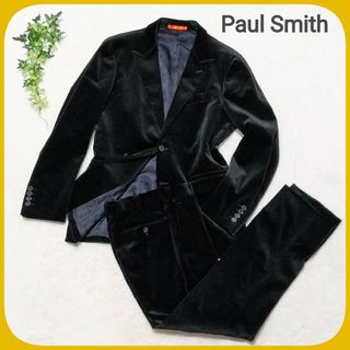 ポールスミス ピンク paul smith カーディガン ベロア 花柄 M 黒