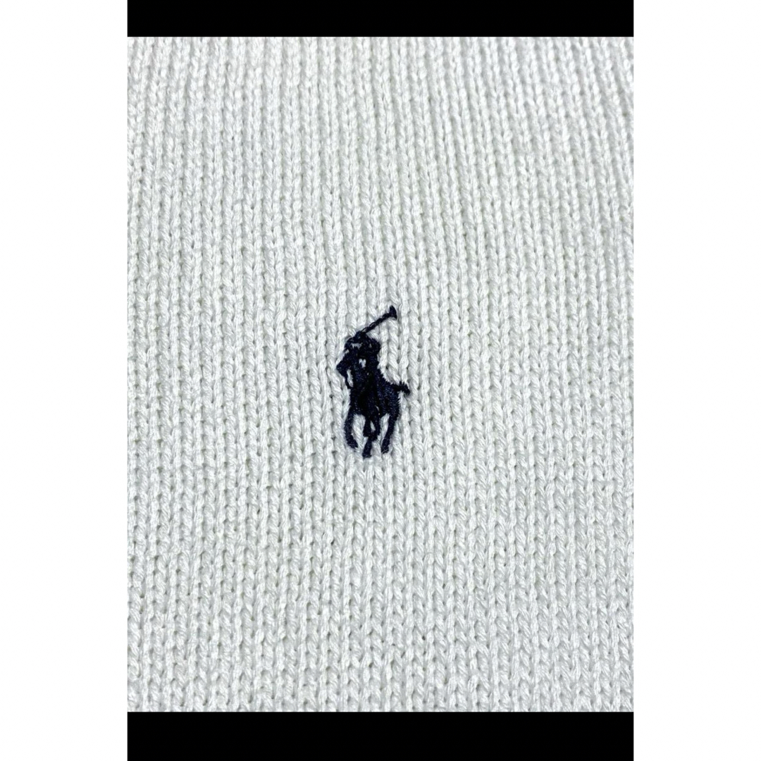 POLO RALPH LAUREN(ポロラルフローレン)の【人気カラー ホワイト】 ラルフローレン 半袖 ニット    NO1622 レディースのトップス(ニット/セーター)の商品写真