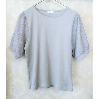 コルザ(COLZA)の半袖トップス   ライトグレー  Ｌサイズ  ハニーズ(Tシャツ(半袖/袖なし))