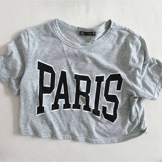 ザラ(ZARA)のZARA クロップドTシャツ(Tシャツ(半袖/袖なし))