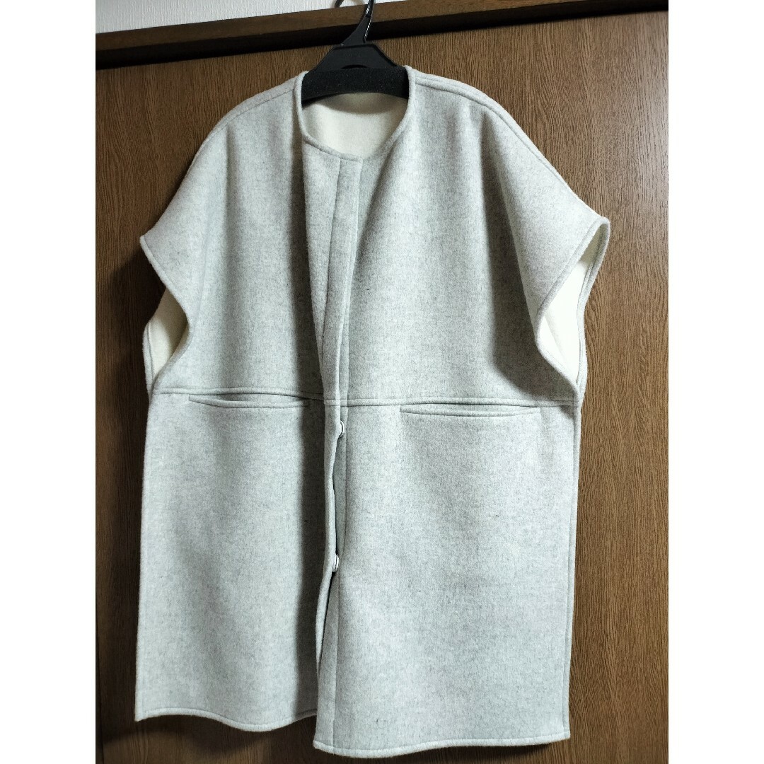 bow.a ボウエー WOOL VEST ウールベスト L.GRAY-