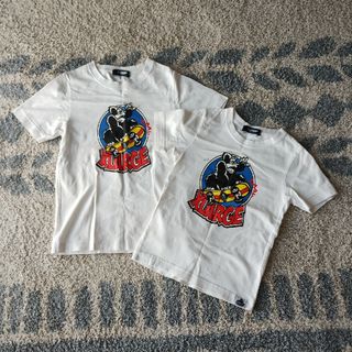 エクストララージ(XLARGE)のX-LARGE キッズペアルックTシャツ　お揃いコーデ(Tシャツ/カットソー)