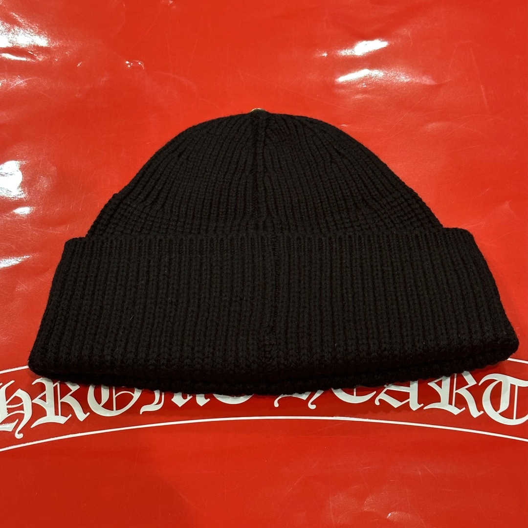 新品 激レア クロムハーツ カシミヤ クロスパッチ クロスボール ニットキャップ