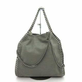 ステラマッカートニー(Stella McCartney)の美品 ステラマッカートニー STELLA McCARTNEY ファラベラ ミニトート 371223 W9132 グレー チェーン ハンドバッグ イタリア製 エコ(トートバッグ)