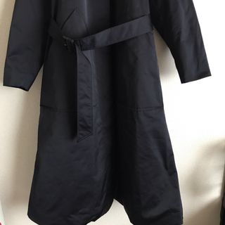 ENFOLD エンフォルド ベビーサテンステンカラーフレアコート | chidori.co ENFOLD エンフォルド ベビーサテンステンカラーフレアコート | chidori.co
