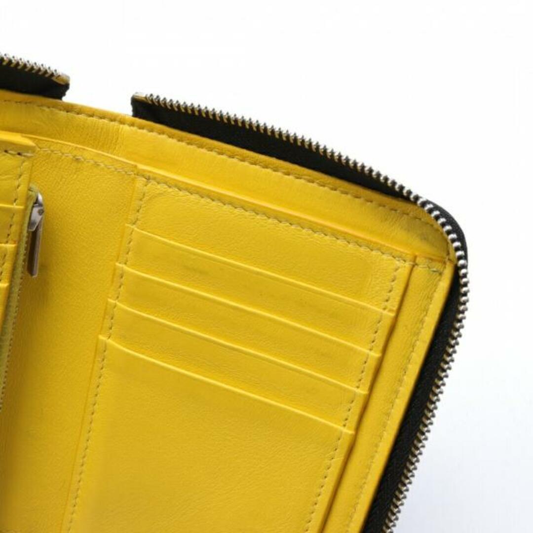 celine(セリーヌ)のミディアム ジップ アラウンド ウォレット ラウンドファスナー二つ折り財布 レザー ブラック レディースのファッション小物(財布)の商品写真