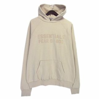 フィア オブ ゴッド エッセンシャルズ FEAR OF GOD ESSENTIALS ■ 23SS 【 Raglan Hoodie 】 フロント ラバー ロゴ ラグラン フーディ パーカー w16202