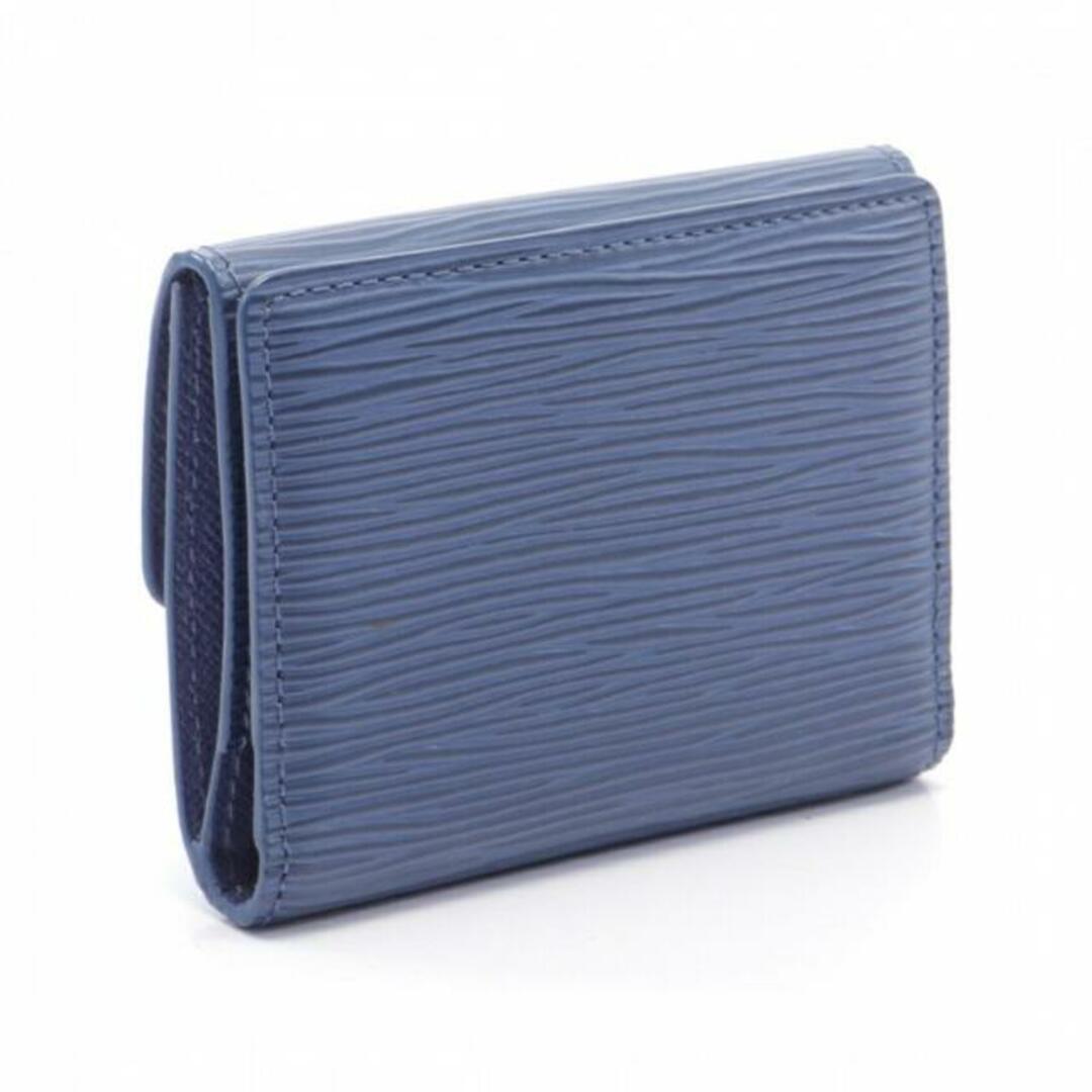 LOUIS VUITTON(ルイヴィトン)のラドロー エピ ミルティーユ Wホック財布 レザー ブルー レディースのファッション小物(財布)の商品写真