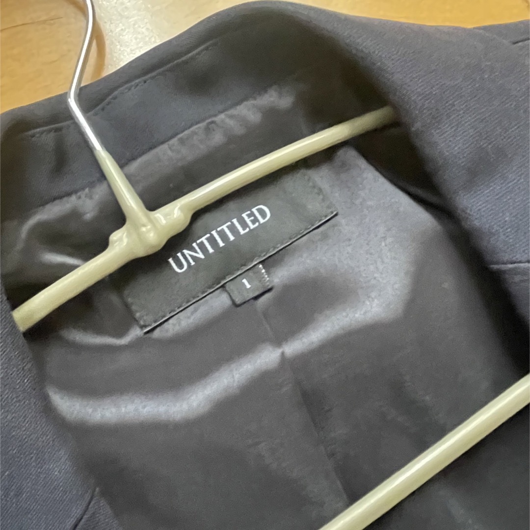 UNTITLED(アンタイトル)の【新品未使用】アンタイトル　スーツ　スカート　ジャケット　1号 レディースのフォーマル/ドレス(スーツ)の商品写真