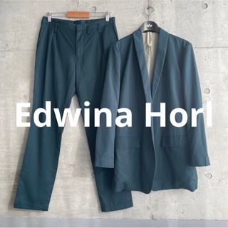 スーツEdwina Horl 和洋折衷 スラックス ジャケット セットアップ ...