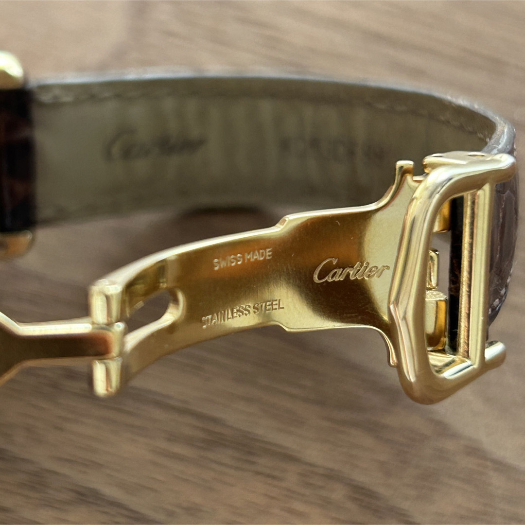 Cartier(カルティエ)のカルティエ マストタンク SM ヴェルメイユ  925 QZ レディース レディースのファッション小物(腕時計)の商品写真