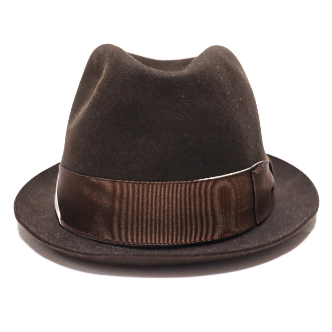 Borsalino(ボルサリーノ)の《ボルサリーノ》新品 イタリア製 高級ラビットファーフェルトハット 59(L) メンズの帽子(ハット)の商品写真