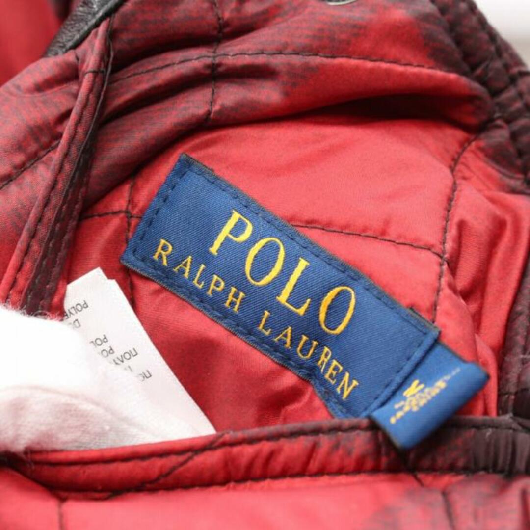 POLO RALPH LAUREN(ポロラルフローレン)の キルティングコート チェック ナイロン レッド ブラック リバーシブル メンズのジャケット/アウター(その他)の商品写真
