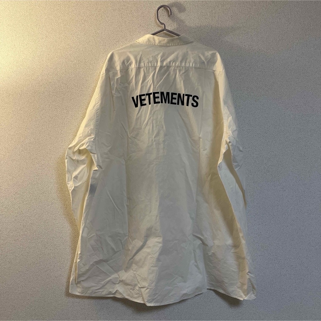 vetements オーバーサイズ　シャツ