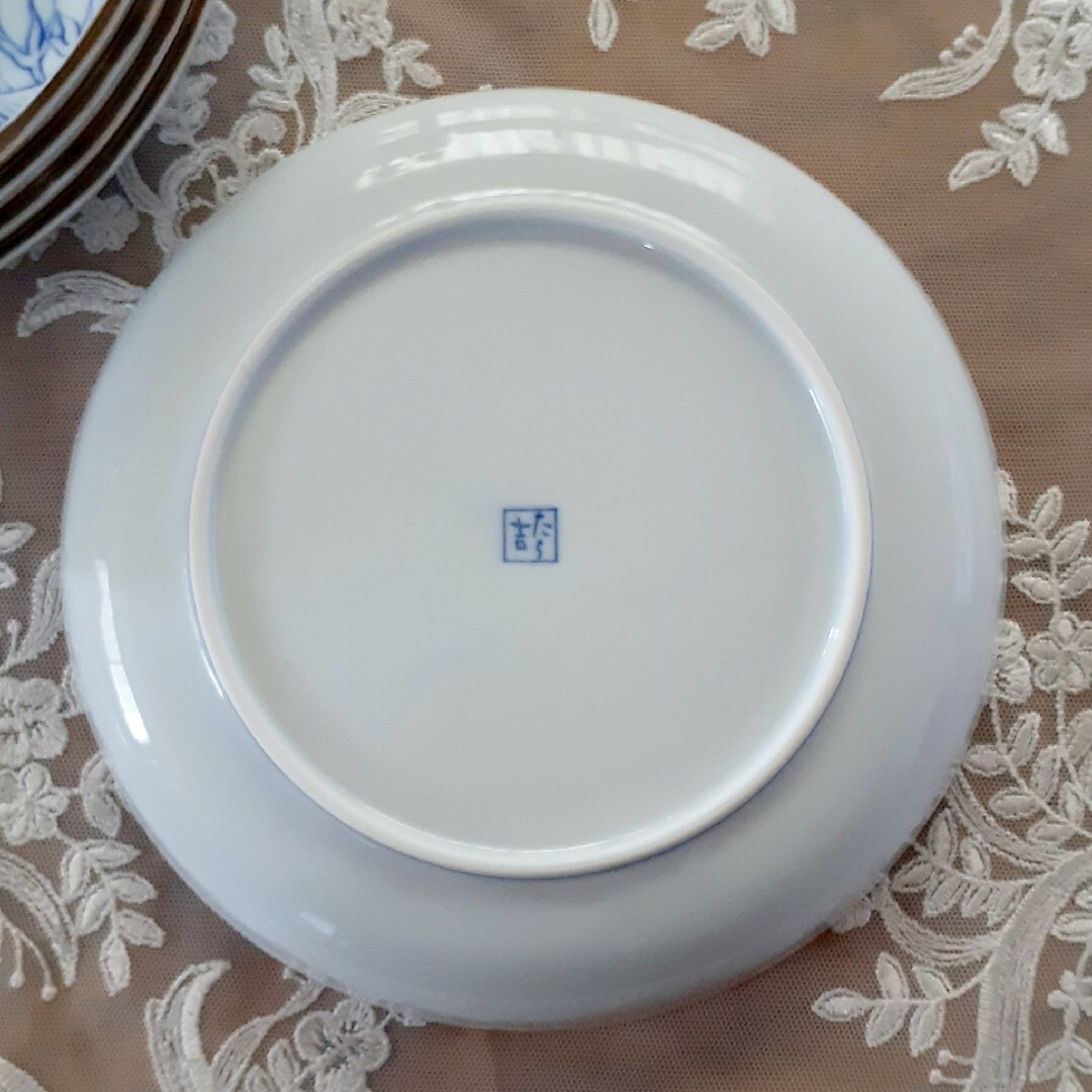 たち吉 - たち吉 青花文 花柄 中皿 皿 5個セット 新品の通販 by たち吉 - たち吉 青花文 花柄 中皿 皿 5個セット 新品の通販 by