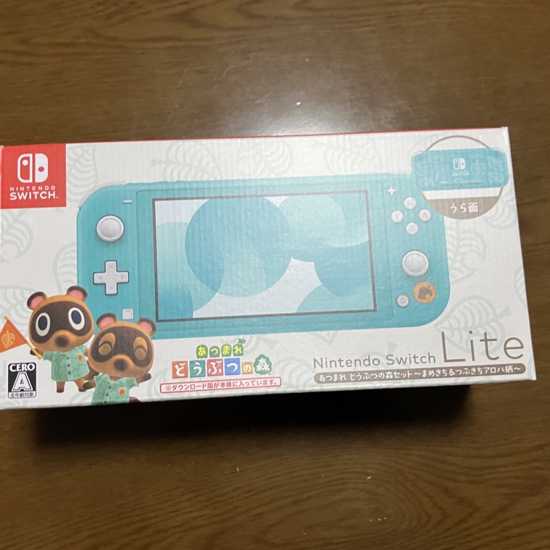 Nintendo Switch lite　本体　どうぶつの森　アロハ柄のサムネイル