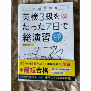 英検3級 予想問題集 CD無し(語学/参考書)