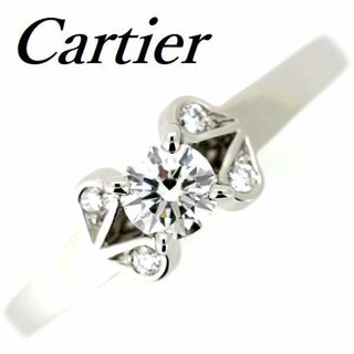 カルティエ バレリーナ リング 0.18CT E VVS2 EX