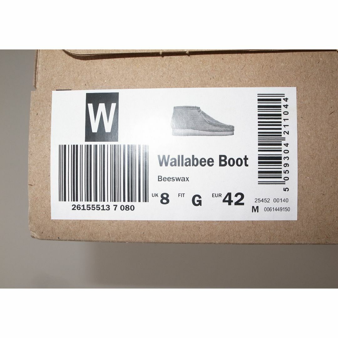 クラークス WALLABEE BOOT ワラビー ブーツ BEESWAX UK8