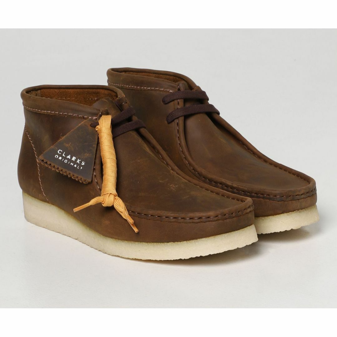 クラークス WALLABEE BOOT ワラビー ブーツ BEESWAX UK8