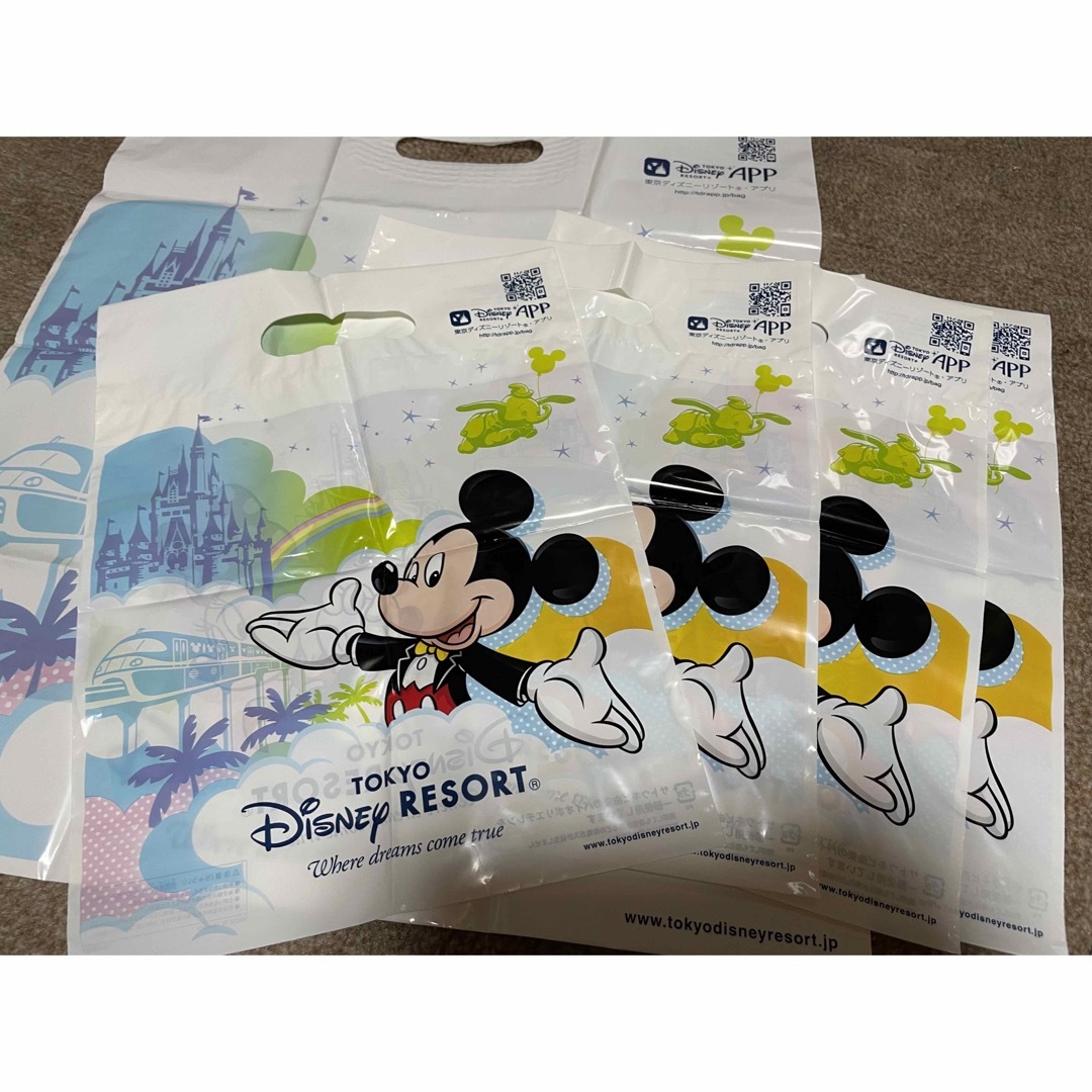 Disney(ディズニー)のディズニー袋 11枚　 レディースのバッグ(ショップ袋)の商品写真