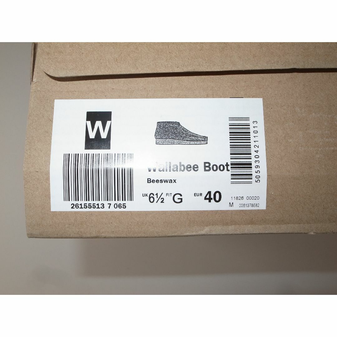 クラークス WALLABEE BOOT ワラビー ブーツ BEESWAX 6.5