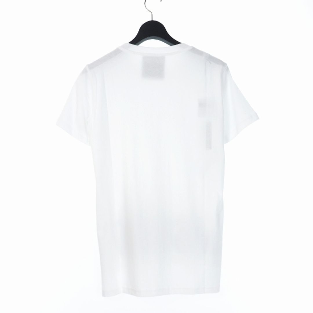 MOSCHINO(モスキーノ)のモスキーノ MOSCHINO ロゴプリント Tシャツ カットソー 半袖 42 白 レディースのトップス(Tシャツ(半袖/袖なし))の商品写真