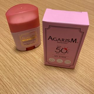 アガリズム(AGARISM)のAGARISM トーンアップUVスティック(20g) 新品➕使いかけ　２本セット(日焼け止め/サンオイル)