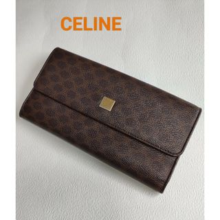 セリーヌ(celine)のCELINE (セリーヌ) ヴィンテージ マカダム総柄　ウォレット  長財布(長財布)