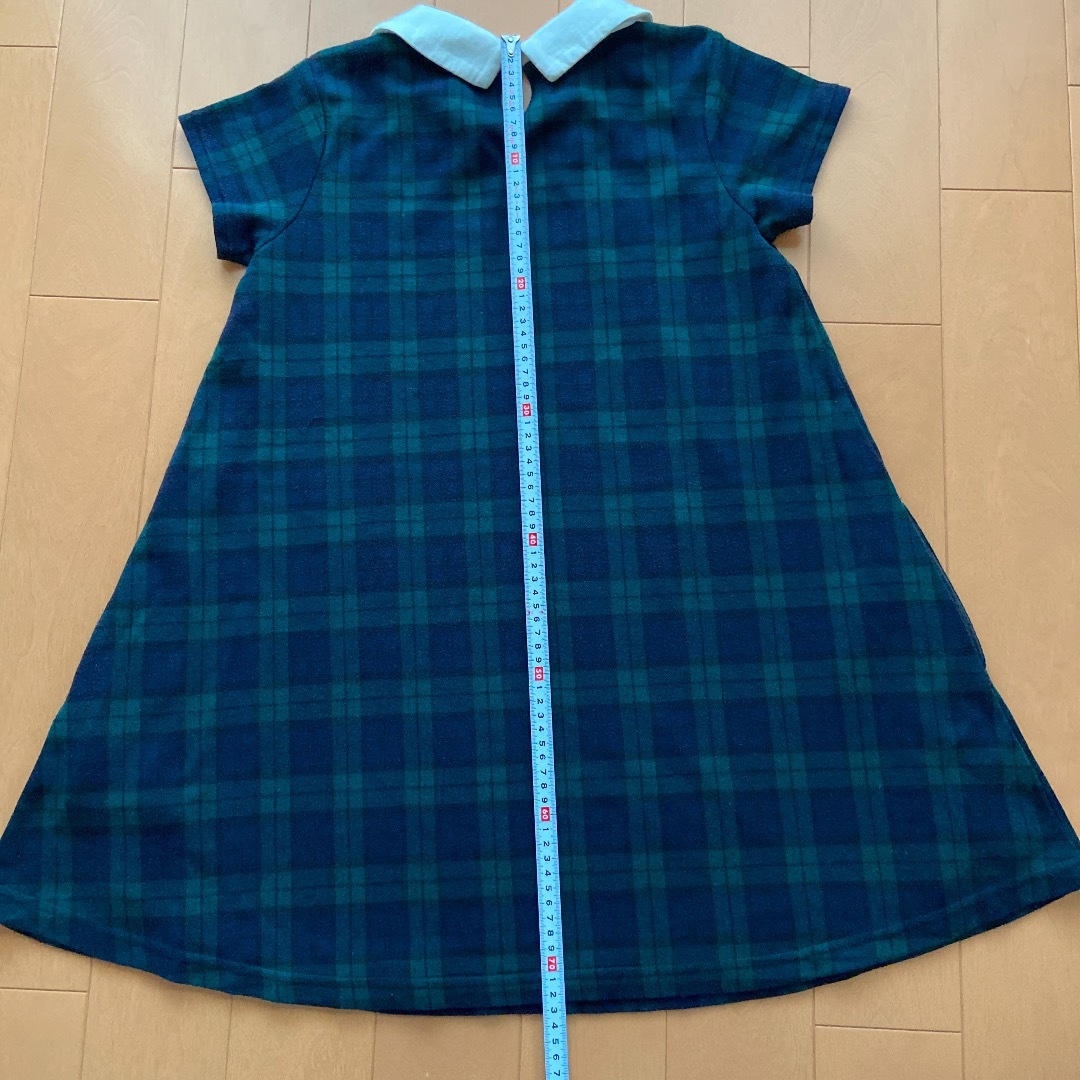 ZIDDY(ジディー)のZIDDY  ジディ　　ワンピース・ジャンバースカート （160㎝）紺×緑 キッズ/ベビー/マタニティのキッズ服女の子用(90cm~)(ワンピース)の商品写真