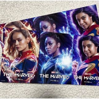 マーベル(MARVEL)の非売品♡THE MARVELS ポストカード2枚(印刷物)