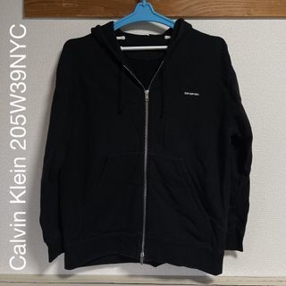 CALVIN KLEIN 205W39NYC オーバーサイズ ジップ パーカー