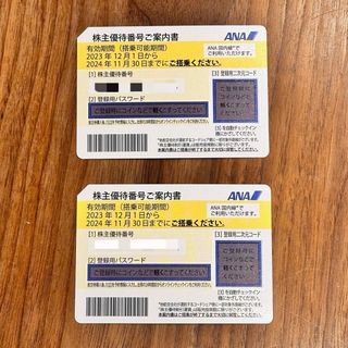 エーエヌエー(ゼンニッポンクウユ)(ANA(全日本空輸))の【最新】ANA 株主優待　2枚(その他)